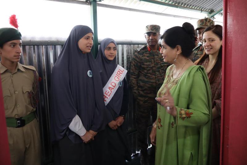 Visit at Army Goodwill School Dawar Gurez 