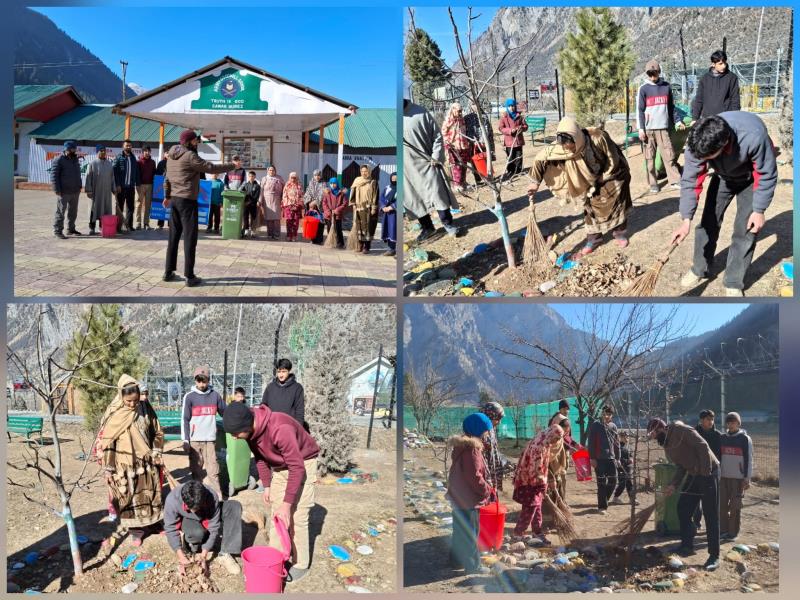 Cleanliness Drive At AGS Dawar.. The Aim is to keep Environment Green and Cleanliness.