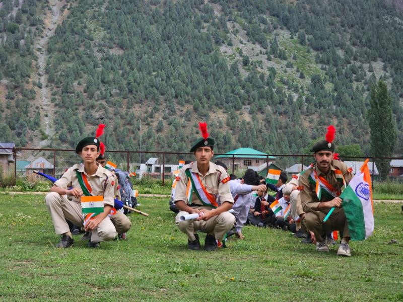 Tringa rally organised at Habba Kahtoon stadium Gurez with great enthusiasm by the students Army Goodwill School Dawar Gurez along with other zonal schools,Army,NCC cadets ,civil administration and  general public of Gurez valley....