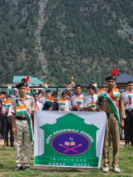 Tringa rally organised at Army Goodwill School Dawar Gurez 