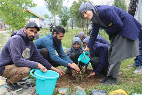 Plantation Drive at Army Goodwill School Dawar, Gurez As part of its commitment to environmental conservation and sustainable development, Army Goodwill School (AGS) Dawar, Gurez organized a Plantation Drive on the school campus. The event witnessed enthusiastic participation from students, teachers, and staff members, who planted a variety of saplings to promote a greener and healthier environment. The drive aimed to raise awareness about the importance of trees in maintaining ecological balance, combating climate change, and preserving the natural beauty of the Gurez Valley. Students were educated about the significance of afforestation and encouraged to take responsibility for nurturing the planted saplings. Speaking on the occasion, the school administration emphasized that every tree planted today is an investment in a cleaner and greener future. The plantation activity not only enhanced the school's surroundings but also instilled environmental consciousness among the students. The event concluded with a pledge by all participants to protect nature and contribute actively towards environmental sustainability. The Plantation Drive served as a meaningful step towards creating a greener campus and fostering a sense of environmental stewardship among the young generation. 🌱🌿🌳